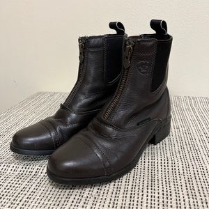 ARIAT Women's Devon Pro Zip Paddock Brown Leather Riding Boots Size 5.5